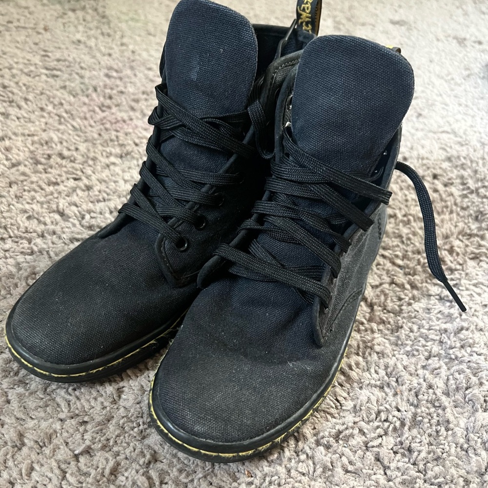 Dr. Martens Black High-Top Boots